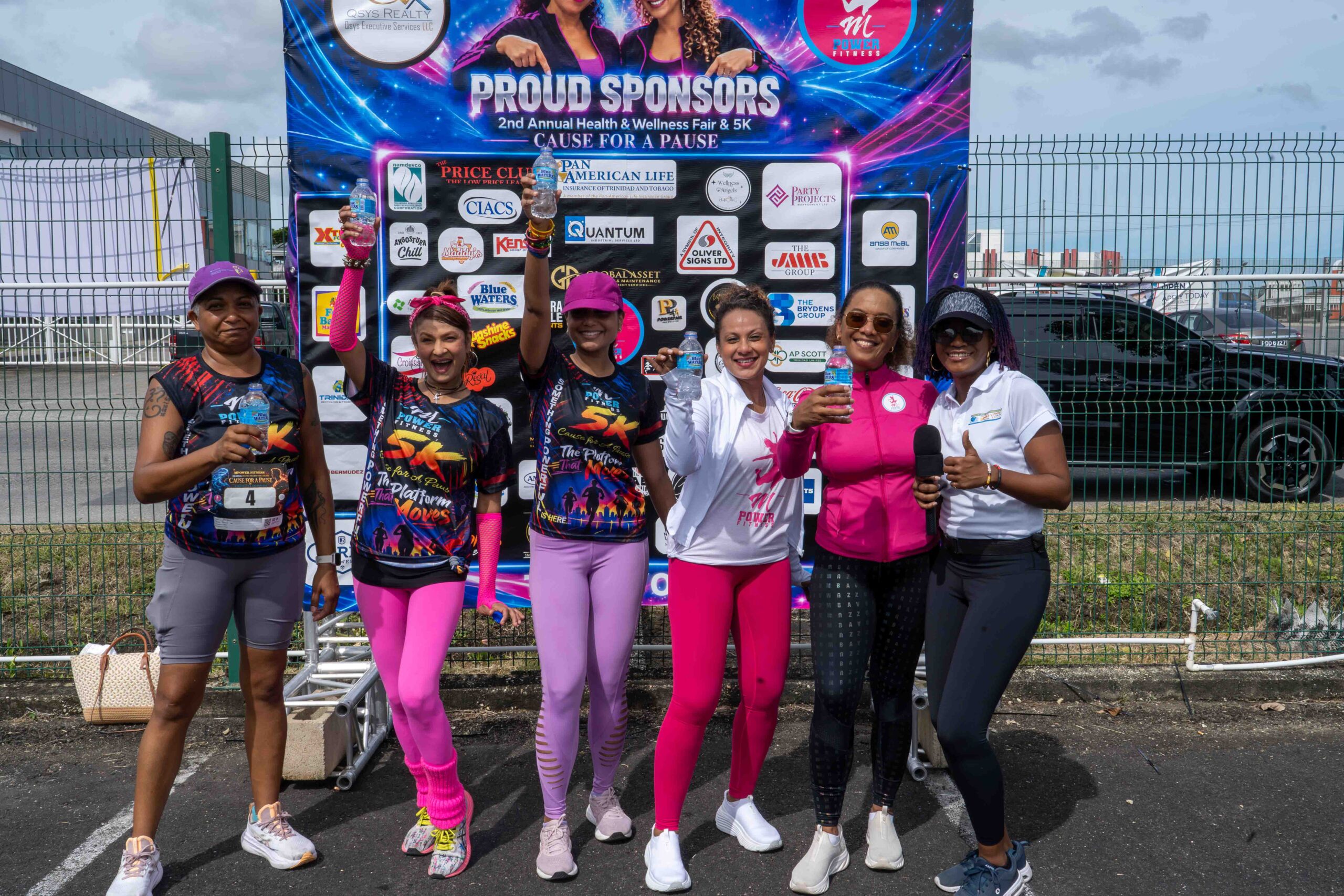 MPower participants celebrating at the Cause for a Pause 5K